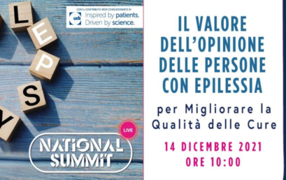 NATIONAL SUMMIT: “Il valore dell’opinione delle persone con epilessia per migliorare la qualità delle cure”